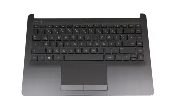 L24818-041 teclado incl. topcase original HP DE (alemán) negro/negro