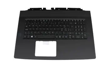 6B.G6TN1.025 teclado incl. topcase original Acer SF (suiza-francés) negro/negro con retroiluminacion