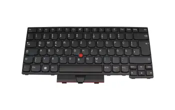 5N20W67735 teclado original Lenovo DE (alemán) negro/negro con mouse-stick