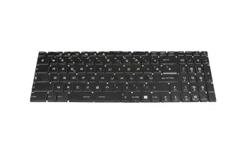 S1N-3EFR292-SA0 teclado original MSI FR (francés) negro/negro