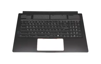 957-17G31E-C05 teclado incl. topcase original MSI DE (alemán) negro/negro con retroiluminacion