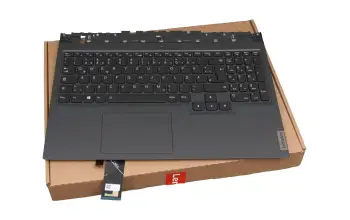 5CB1C74748 teclado incl. topcase original Lenovo DE (alemán) negro/negro con retroiluminacion