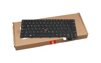 01EN612 teclado original Lenovo DE (alemán) negro/negro mate con mouse-stick