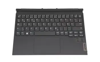 5D20Z70305 teclado incl. topcase original Lenovo DE (alemán) gris oscuro/canaso