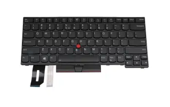 5N20V44217 teclado original Lenovo US (Inglés) negro/negro con retroiluminacion y mouse-stick