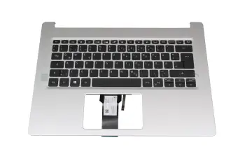 6B.HUSN8.020 teclado incl. topcase original Acer DE (alemán) negro/negro con retroiluminacion