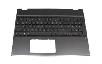 L51363-041 teclado incl. topcase original HP DE (alemán) negro/negro