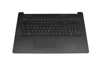L92780-041 teclado incl. topcase original HP DE (alemán) negro/negro (PTP/DVD)