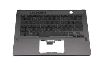 90NR05S3-R31GE0 teclado incl. topcase original Asus DE (alemán) negro/canaso con retroiluminacion