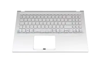 90NB0KR2-R32GE1 teclado incl. topcase original Asus DE (alemán) plateado/plateado