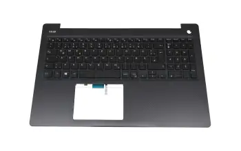 9C42X teclado incl. topcase original Dell DE (alemán) negro/negro con retroiluminacion