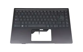957-14D36E-C10 teclado incl. topcase original MSI IT (italiano) gris/negro con retroiluminacion