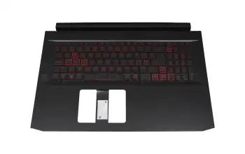 6B.Q84N2.047 teclado incl. topcase original Acer CH (suiza) negro/rojo/negro con retroiluminacion GTX1650