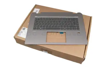L30668-B71 teclado incl. topcase original HP SE / FIN (sueco/finlandés) gris/canaso con retroiluminacion