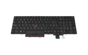 01EN955 teclado original Lenovo CH (suiza) negro/negro con mouse-stick