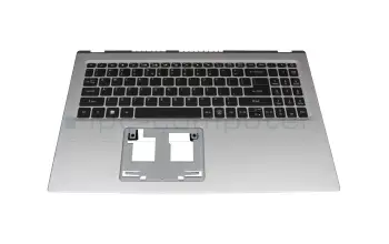 6B.A1DN2.001 teclado incl. topcase original Acer US (Inglés) negro/negro con retroiluminacion