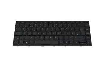 L01072-041 teclado original HP DE (alemán) negro/negro mate sin teclado numérico