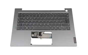 5CB0W44352 teclado incl. topcase original Lenovo DE (alemán) gris/plateado