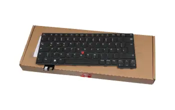 5N21D68282 teclado original Lenovo DE (alemán) negro/negro con mouse-stick