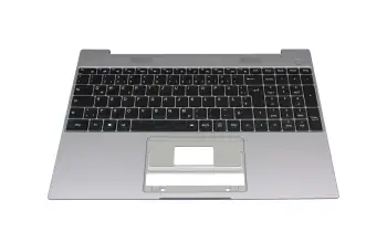 40083050 teclado incl. topcase original Medion DE (alemán) negro/canaso con retroiluminacion