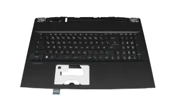 957-17K23E-C06 teclado incl. topcase original MSI DE (alemán) negro/negro