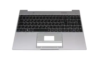40083050 teclado incl. topcase original Medion DE (alemán) negro/canaso con retroiluminacion