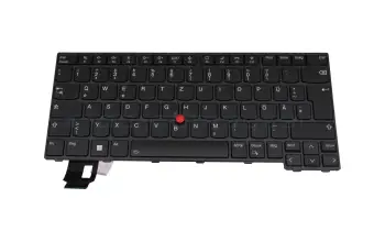 5N21D68171 teclado original Lenovo DE (alemán) negro/negro con retroiluminacion y mouse-stick