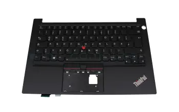 5M10Z27370 teclado incl. topcase original Lenovo DE (alemán) negro/negro con retroiluminacion y mouse stick