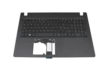 6B.GNPN7.024 teclado incl. topcase original Acer SF (suiza-francés) negro/negro