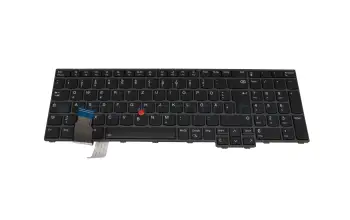 5N21D93771 teclado original Lenovo DE (alemán) negro/negro con retroiluminacion y mouse-stick