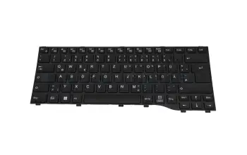 CP822356-XX teclado original Fujitsu DE (alemán) negro/plateado