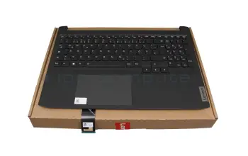 5CB1D04620 teclado incl. topcase original Lenovo DE (alemán) negro/negro con retroiluminacion