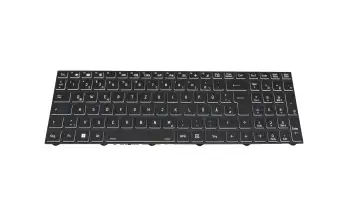 6-79-PD50SNEGK-xxx teclado original Clevo DE (alemán) negro/negro con retroiluminacion
