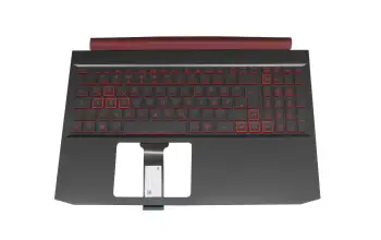 6B.Q5XN2.012 teclado incl. topcase original Acer DE (alemán) negro/negro/rosé con retroiluminacion