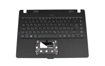 6B.VLJN7.011 teclado incl. topcase original Acer DE (alemán) negro/negro con retroiluminacion