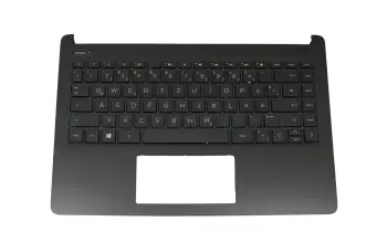L61504-041 teclado incl. topcase original HP DE (alemán) negro/canaso