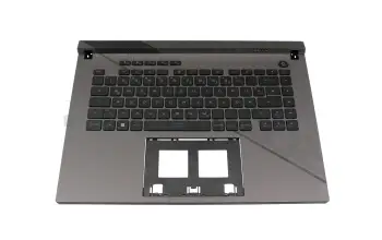 90NR0II5-R31GE1 teclado incl. topcase original Asus DE (alemán) negro/negro con retroiluminacion