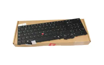 5N21Q49833 teclado original Lenovo BE (belga) negro/negro con retroiluminacion y mouse-stick