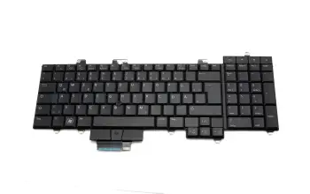 0Y609D teclado original Dell DE (alemán) negro con retroiluminacion y mouse-stick
