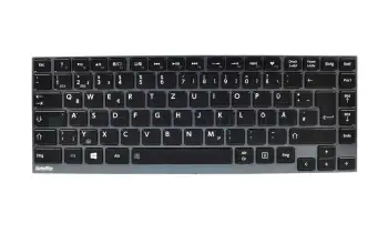 A000207950 teclado Toshiba DE (alemán) negro/antracita con retroiluminacion