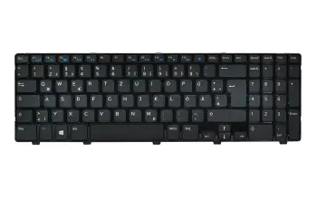 M6W72 teclado original Dell DE (alemán) negro/negro brillante