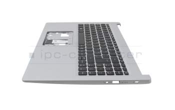 1160027CKC01 teclado incl. topcase original Acer DE (alemán) negro/plateado