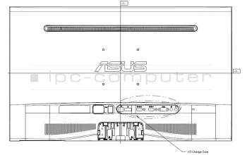 Asus 13010-00830300 LMT VS278Q BACK COVER CMI