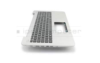 13N-R8A0C01 teclado incl. topcase original Asus DE (alemán) negro/plateado b-stock