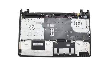 13N0-1BM0801 teclado incl. topcase original Medion DE (alemán) negro/negro Incluye flechas WASD rojas.