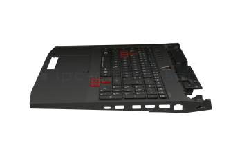 13N0-F4A0E01 teclado incl. topcase original Acer DE (alemán) negro/negro con retroiluminacion