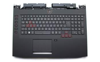 13N0-F4M0101 teclado incl. topcase original Acer DE (alemán) negro/negro con retroiluminacion
