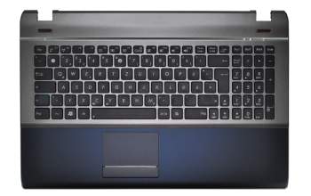 13N0-HYA0H02 teclado incl. topcase original Asus DE (alemán) negro/antracita