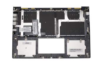 13N0-MYA0521 0A teclado incl. topcase original Asus FR (francés) negro/plateado con retroiluminacion