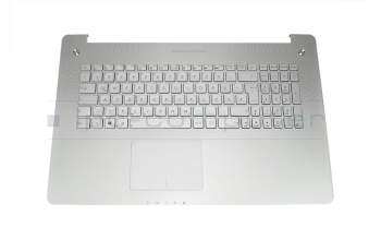 13N0-PTA0F01 teclado incl. topcase original Asus DE (alemán) plateado/plateado